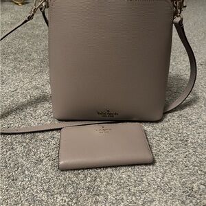 Kate Spade Beige Crossbody Bag and Wallet